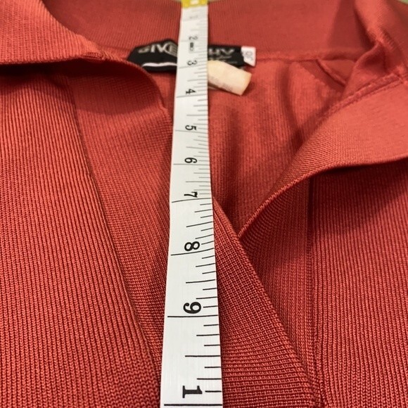 Givenchy Sport Vintage V-neck Cardigan Sienna EU 36 Small - Picture 9 of 10